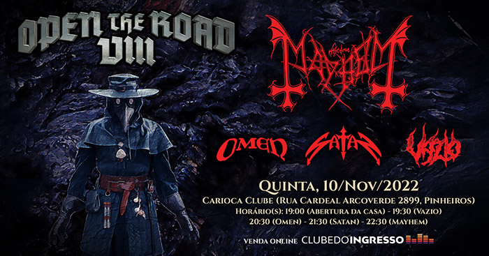 8º Open The Road Festival traz Mayhem, Satan e Omen a SP