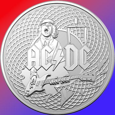 Austrália lança moeda dos 50 anos do AC/DC