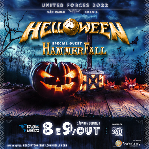 Hammerfall e Helloween – Espaço Unimed, São Paulo/SP (08/10/2022)