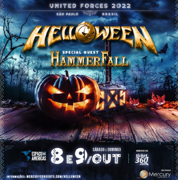 Helloween e Hammerfall de volta ao Brasil em duas datas em São Paulo!