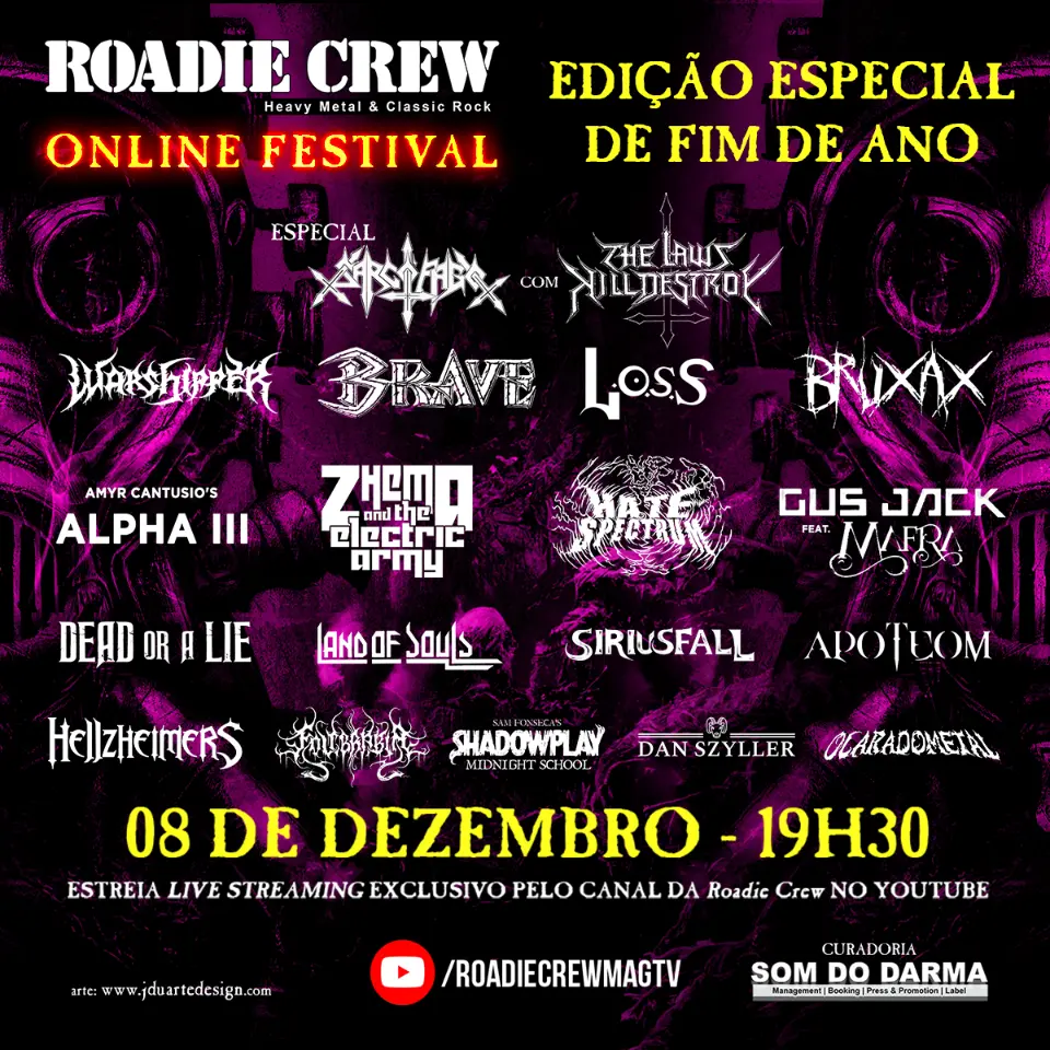 Roadie Crew Online Festival #45 – edição especial de fim de ano