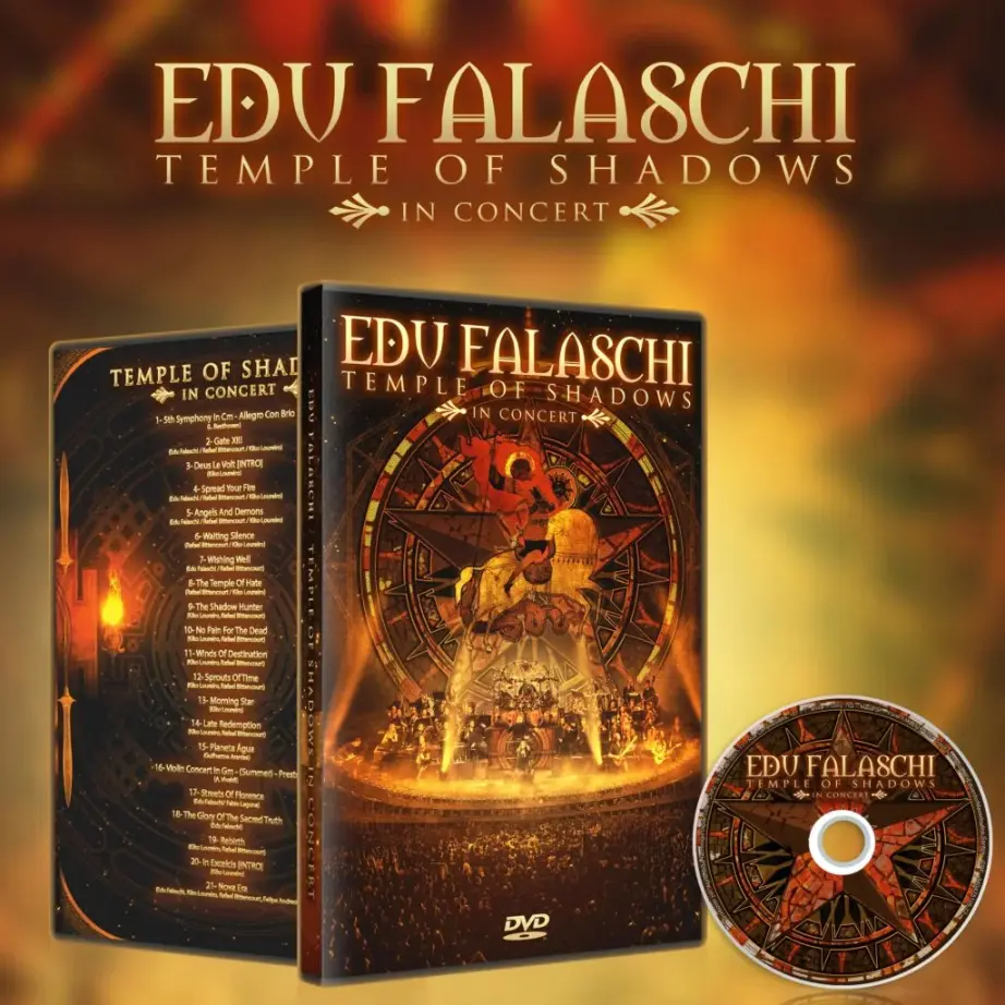 Edu Falaschi anuncia lançamento de DVD ‘Temple of Shadows In Concert’ no Brasil