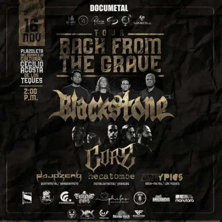 Back From The Grave revive a vibração metaleira em Los Teques